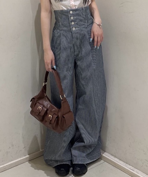 再入荷】CORSET DESIGN BAGGY(デニムパンツ)|MOUSSY(マウジー)の 再入荷】CORSET DESIGN BAGGY(デニムパンツ)|MOUSSY(マウジー)の