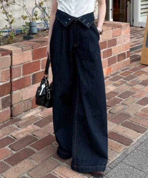 再入荷】CORSET DESIGN BAGGY（デニムパンツ）｜MOUSSY（マウジー）の