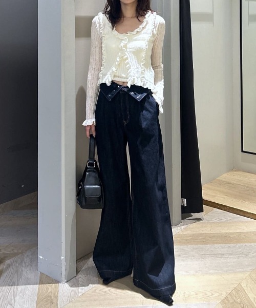 再入荷】CORSET DESIGN BAGGY（デニムパンツ）｜MOUSSY（マウジー）の