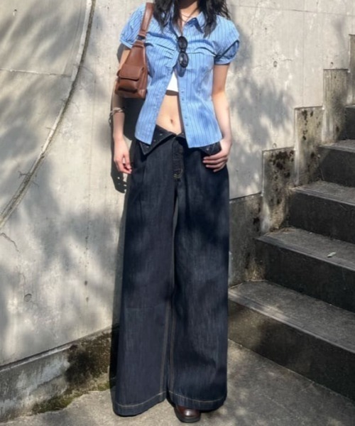 再入荷】CORSET DESIGN BAGGY（デニムパンツ）｜MOUSSY（マウジー）の