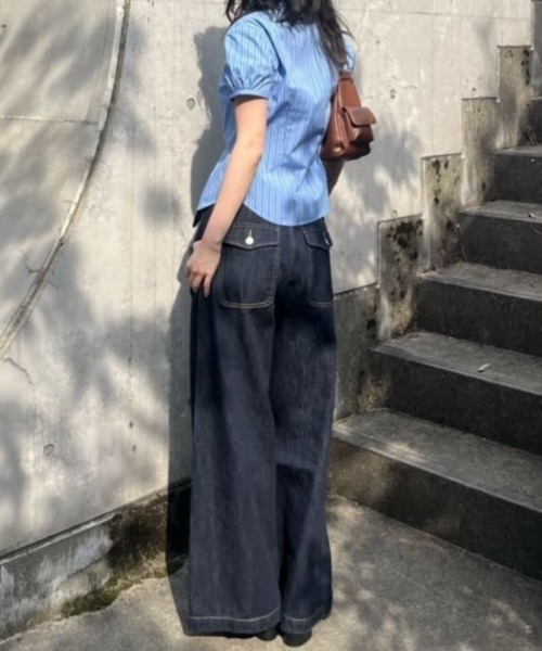 再入荷】CORSET DESIGN BAGGY（デニムパンツ）｜MOUSSY（マウジー）の