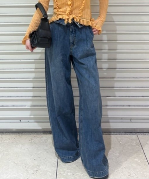 再入荷】CORSET DESIGN BAGGY（デニムパンツ）｜MOUSSY（マウジー）の