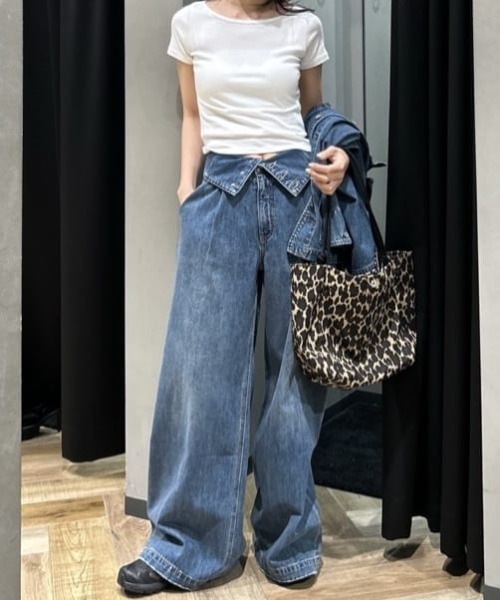 再入荷】CORSET DESIGN BAGGY（デニムパンツ）｜MOUSSY（マウジー）の