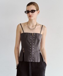 ARMURE ZIP BUSTIER/アーミュールジップビスチェ