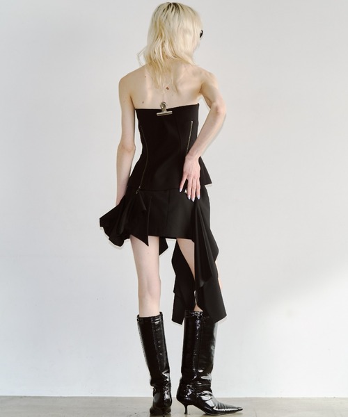 ARMURE ZIP BUSTIER/アーミュールジップビスチェ（チューブトップ