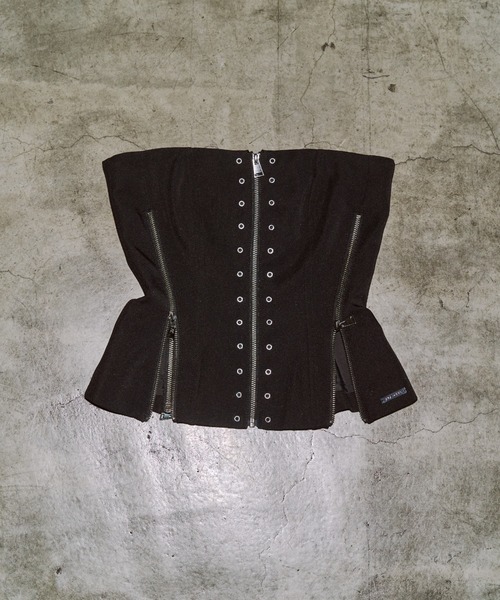 ARMURE ZIP BUSTIER/アーミュールジップビスチェ（チューブトップ