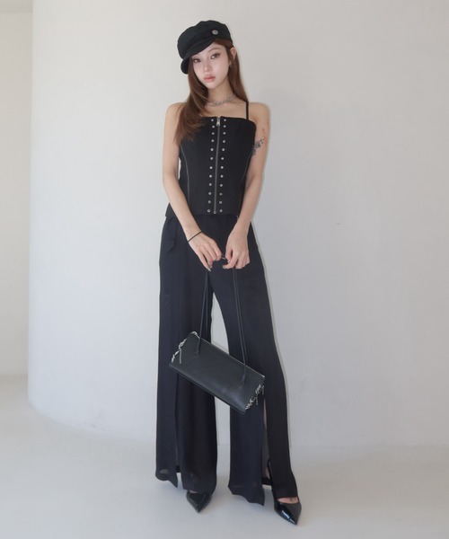 ARMURE ZIP BUSTIER/アーミュールジップビスチェ（チューブトップ