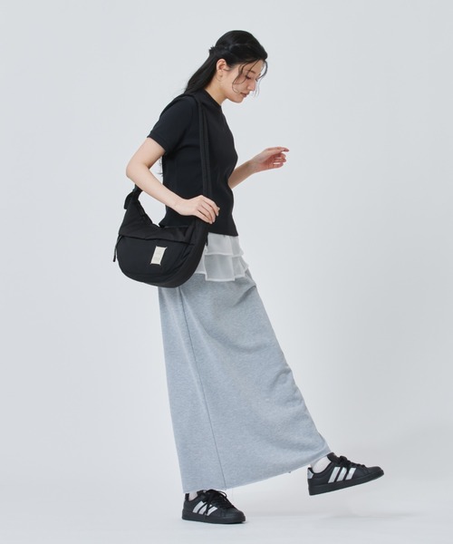 adidas（アディダス）の「【別注】アディダス adidas アルペン リブ 半袖Tシャツ 限定コラボ（Tシャツ/カットソー・レディース・ブラック/オフホワイト・S/M/L/XL）」の15枚目の写真