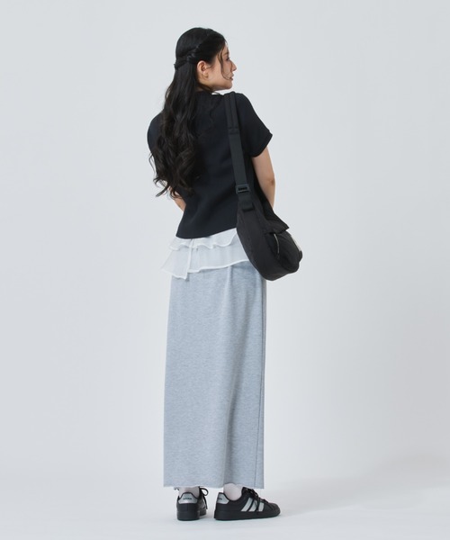 adidas（アディダス）の「【別注】アディダス adidas アルペン リブ 半袖Tシャツ 限定コラボ（Tシャツ/カットソー・レディース・ブラック/オフホワイト・S/M/L/XL）」の16枚目の写真