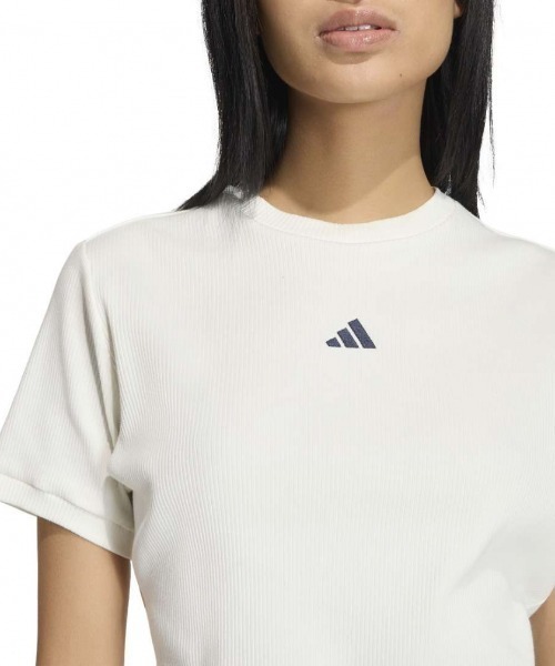 adidas（アディダス）の「【別注】アディダス adidas アルペン リブ 半袖Tシャツ 限定コラボ（Tシャツ/カットソー・レディース・ブラック/オフホワイト・S/M/L/XL）」の22枚目の写真