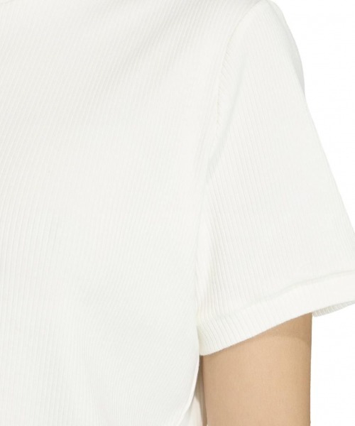 adidas（アディダス）の「【別注】アディダス adidas アルペン リブ 半袖Tシャツ 限定コラボ（Tシャツ/カットソー・レディース・ブラック/オフホワイト・S/M/L/XL）」の21枚目の写真
