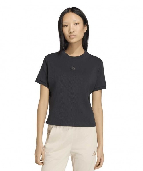 adidas（アディダス）の「【別注】アディダス adidas アルペン リブ 半袖Tシャツ 限定コラボ（Tシャツ/カットソー・レディース・ブラック/オフホワイト・S/M/L/XL）」の20枚目の写真