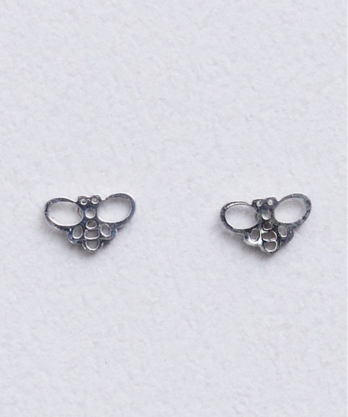 gargle（ガーグル）の「gargle ガーグル：STAINLESS ステンレスシリーズ　ミツバチ　蜂　Bee　ピアス（ピアス（両耳用）・レディース・ゴールド/シルバー・FREE）」の3枚目の写真