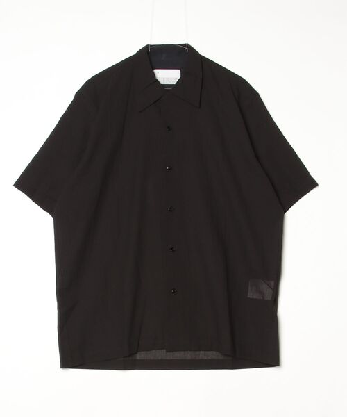 VOAAOV（ヴォアーブ）の「【VOAAOV】SHEER SHIRT Short Sleeve（シャツ/ブラウス・メンズ・ネイビー/チャコールグレー/ブラック/ブラウン・2/1）」の13枚目の写真