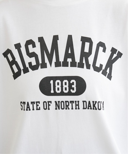 LARUTA(ラルータ)の「【LARUTA】バックスリットプリントロゴT(Tシャツ/カットソー・レディース・スミクロ/ベージュ/オフホワイト・FREE)」の9枚目の写真
