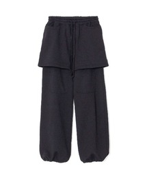 [INSCRIRE/アンスクリア]Layered Sweat Pants/レイヤードスウェットパンツ