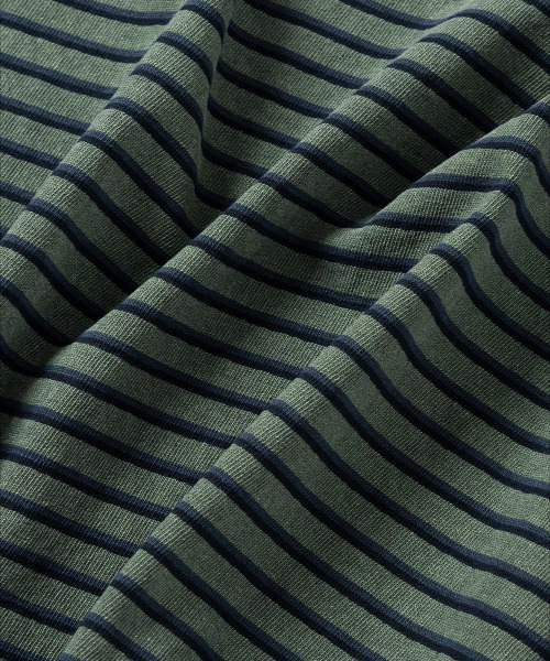 NONBLANK(ノンブランク)の「ウォッシュドポケットストライプTシャツ_GREEN(Tシャツ/カットソー・メンズ・グリーン・MEDIUM/LARGE/X-LARGE)」の8枚目の写真