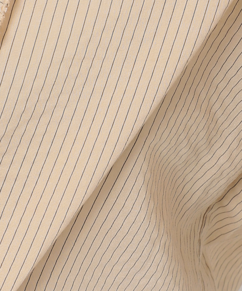 B.C STOCK（ベーセーストック）の「《追加》【WEB限定】ウォッシャブル / フロントフリルブラウス（シャツ/ブラウス・レディース・ベージュ/サックスブルー/ホワイト・FREE）」の11枚目の写真