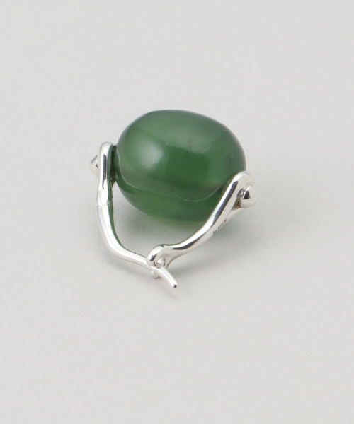 ANNIKA INEZ(アニカイネズ)の「【ANNIKA INEZ/ アニカ イネズ】 Stone Ellipse Earrings(ピアス(両耳用)・レディース・グリーン・FREE)」の2枚目の写真