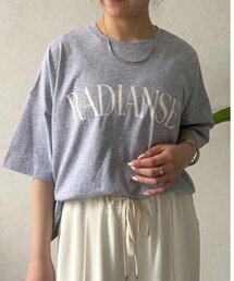 ロゴシルケットカットソー