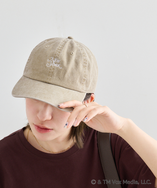 U by SPICK&SPAN（ユーバイスピックアンドスパン）の「New York Magazine  ロゴキャップ（キャップ・レディース・ボルドー/ベージュ・FREE）」の20枚目の写真