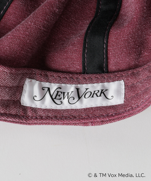 U by SPICK&SPAN（ユーバイスピックアンドスパン）の「New York Magazine  ロゴキャップ（キャップ・レディース・ボルドー/ベージュ・FREE）」の16枚目の写真