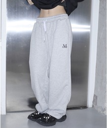 A'GEM/9 × .kom 『MUCENT/ムセント』 BASIC DENVER WIDE SWEAT PANTS/ベーシックデンバーワイドスウェットパンツ