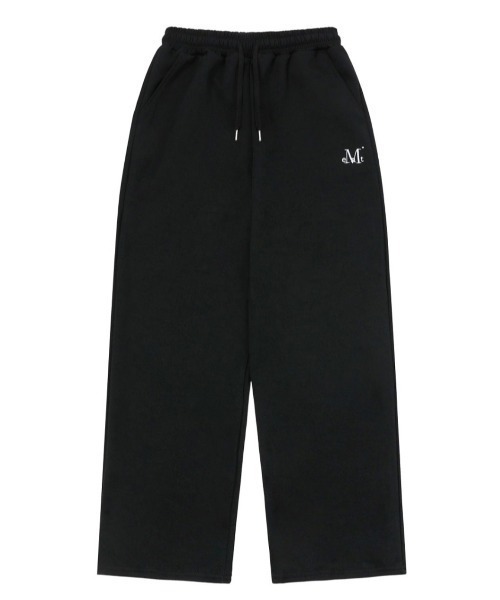 MUCENT（ムセント）の「A'GEM/9 × .kom 『MUCENT/ムセント』 BASIC DENVER WIDE SWEAT PANTS/ベーシックデンバーワイドスウェットパンツ（スウェットパンツ・レディース・ピンク/ブラック/ライトブルー/グレー・S）」の3枚目の写真