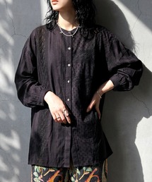 インド綿 レース シャツ
