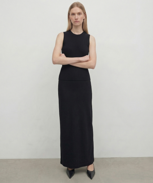 KIMDOH(キムド)の「Arden Long Skirt / Black(スカート・レディース・ブラック・SMALL/MEDIUM)」の4枚目の写真