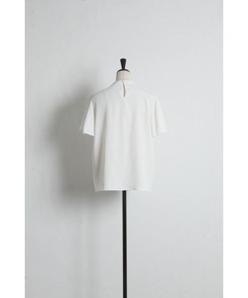 tocco closet(トッコ クローゼット)の「ゴールドバー付ボウタイブラウス(シャツ/ブラウス・レディース・オフホワイト/グレー・M)」の9枚目の写真