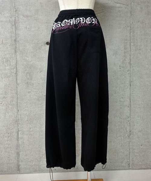 GLAMOROUS JANE(グラマラスジェーン)の「サイド&バックプリントスウェットパンツ(スウェットパンツ・レディース・ブラック/グレー・S/M/LL/L)」の8枚目の写真