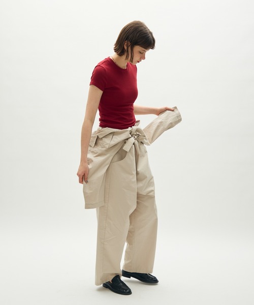 full/fill.(フルフィル)の「work design all in one / ワークデザインオールインワン(つなぎ/オールインワン・レディース・ダークグレー/アイボリー・FREE)」の13枚目の写真