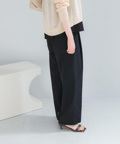 URBAN RESEARCH ROSSO WOMEN(アーバンリサーチ ロッソ)の「『UR TECH DRYLUXE』 イージードロストパンツ(その他パンツ・レディース・ネイビー/モカ・36/38)」の4枚目の写真