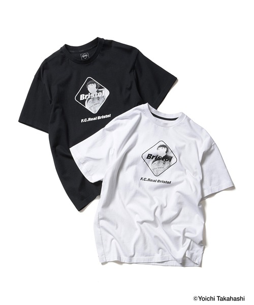 F.C.Real Bristol(エフシーレアルブリストル)の「KOJIRO HYUGA EMBLEM TEE(Tシャツ/カットソー・メンズ・ホワイト/ブラック・LARGE/X-LARGE/XX-LARGE/SMALL/MEDIUM)」の3枚目の写真