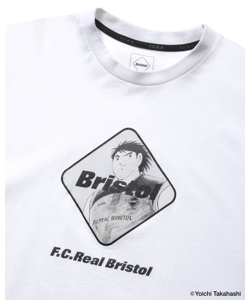 F.C.Real Bristol(エフシーレアルブリストル)の「KOJIRO HYUGA EMBLEM TEE(Tシャツ/カットソー・メンズ・ホワイト/ブラック・LARGE/X-LARGE/XX-LARGE/SMALL/MEDIUM)」の8枚目の写真