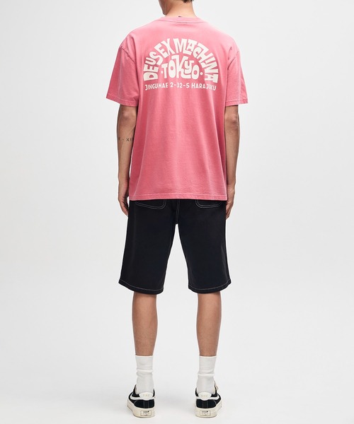 DEUS EX MACHINA(デウスエクスマキナ)の「TOKYO ADDRESS TEE(Tシャツ/カットソー・メンズ・レッド/ライトブルー・S/L/M)」の18枚目の写真
