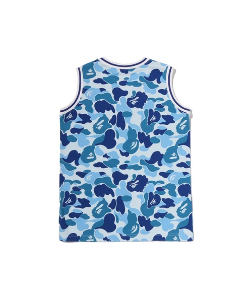 A BATHING APE（アベイシングエイプ）の「ABC CAMO COLLEGE TANK TOP（タンクトップ・キッズ・ピンク/ブルー・160/150）」の3枚目の写真