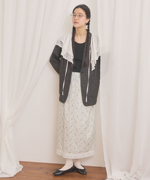 fig London(フィグロンドン)の「Maureen skirt(スカート・レディース・グリーン/ベージュ・FREE)」の16枚目の写真