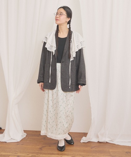 fig London(フィグロンドン)の「Maureen skirt(スカート・レディース・グリーン/ベージュ・FREE)」の17枚目の写真