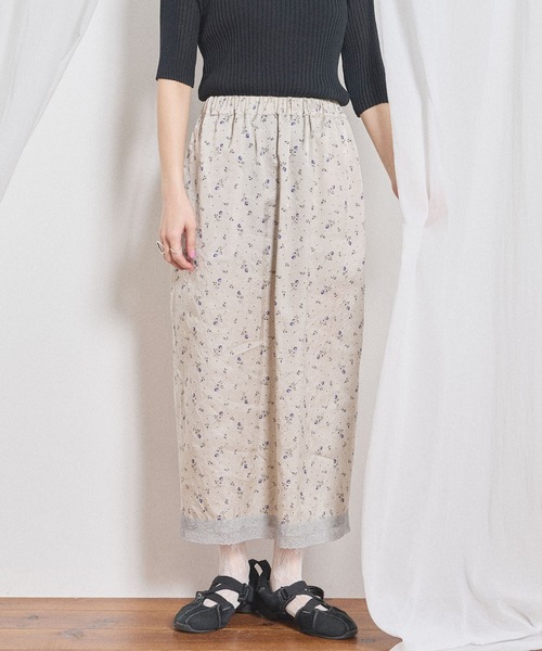 fig London(フィグロンドン)の「Maureen skirt(スカート・レディース・グリーン/ベージュ・FREE)」の13枚目の写真
