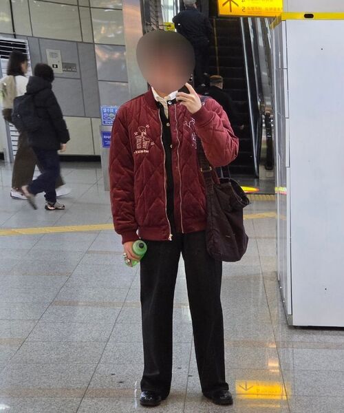 NOUN（ノウン）の「wide coated denim pants (black)（デニムパンツ・メンズ・その他・0/1/2）」の7枚目の写真