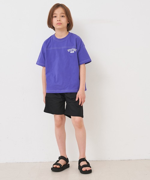 coca(coca)(コカ)の「キッズ コットンリップストップコードショートパンツ(その他パンツ・キッズ・ブルー/ブラック・120/130/140/150)」の3枚目の写真