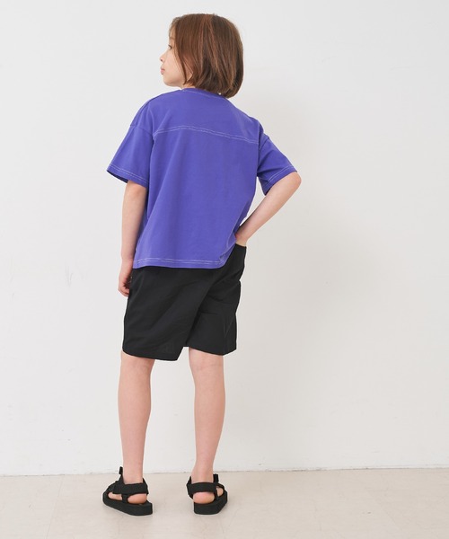 coca(coca)(コカ)の「キッズ コットンリップストップコードショートパンツ(その他パンツ・キッズ・ブルー/ブラック・120/130/140/150)」の5枚目の写真