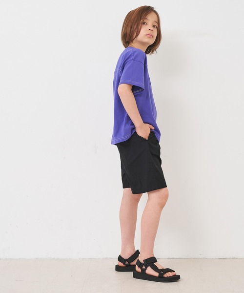 coca(coca)(コカ)の「キッズ コットンリップストップコードショートパンツ(その他パンツ・キッズ・ブルー/ブラック・120/130/140/150)」の6枚目の写真