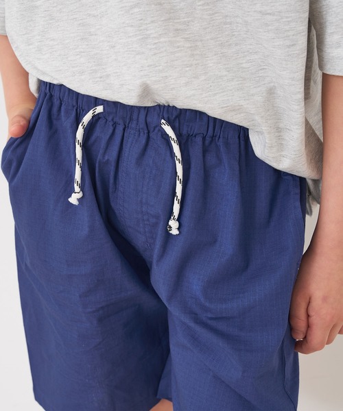 coca(coca)(コカ)の「キッズ コットンリップストップコードショートパンツ(その他パンツ・キッズ・ブルー/ブラック・120/130/140/150)」の12枚目の写真