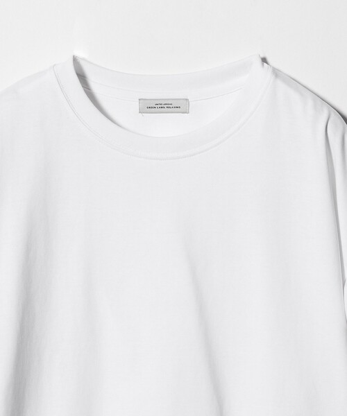 green label relaxing（グリーンレーベルリラクシング）の「【WEB限定】＜at ease＞袖フリル  ショートスリーブ カットソー（Tシャツ/カットソー・レディース・ブラック/コバルトブルー/ホワイト/ライトグレー・FREE）」の12枚目の写真