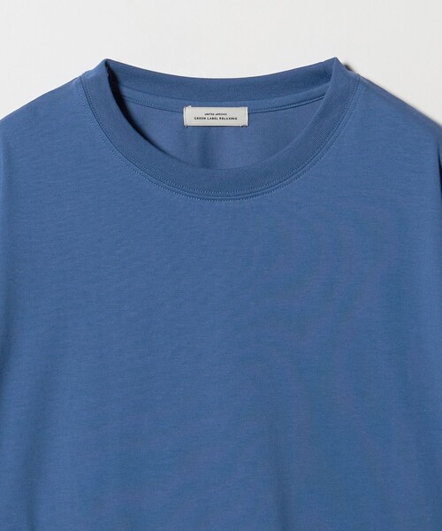 green label relaxing（グリーンレーベルリラクシング）の「【WEB限定】＜at ease＞袖フリル  ショートスリーブ カットソー（Tシャツ/カットソー・レディース・ブラック/コバルトブルー/ホワイト/ライトグレー・FREE）」の18枚目の写真