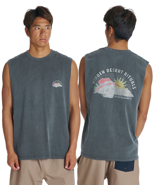Quiksilver(クイックシルバー)の「QUIKSILVER メンズ HIDDEN DESERT SL タンクトップ ルーズフィット【2026年夏モデル】(タンクトップ・メンズ・ホワイト/ブラック/ピンク・MEDIUM/X-LARGE/LARGE)」の2枚目の写真