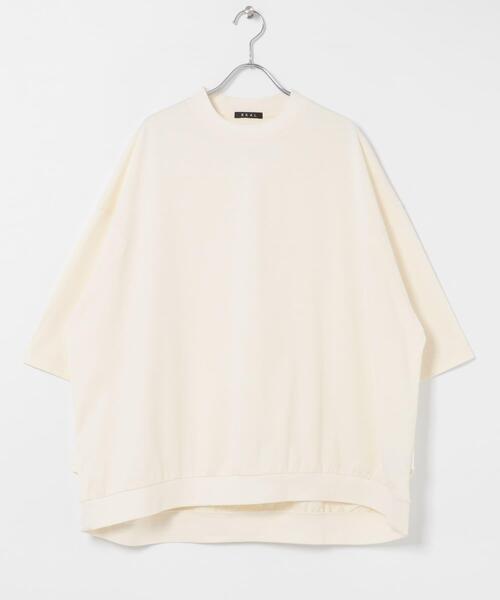 EKAL（エカル）の「『UR TECH ひやサラクール』ドロップショルダーTシャツ（Tシャツ/カットソー・レディース・ブラック/ホワイト/ネイビー・ONE）」の11枚目の写真